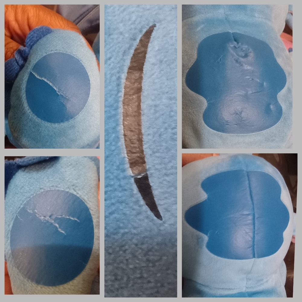 Ty Beanie Buddy STITCH (Disney's Lilo & Stitch) (10Inch Medium) Soft Plushy - Picture 8 of 10